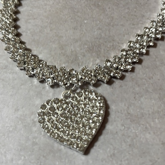 Heart Rhinestone Charm Bracelet - Picture 8 of 10